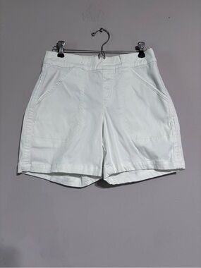 Spanx White High-Waist Shaping Shorts